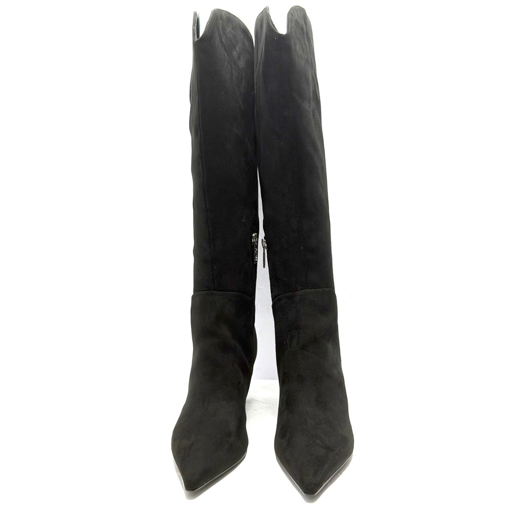 GUESS Women's Palisa Tall Pointed Toe Stiletto Dress Boots Black Size 7.5M NWT